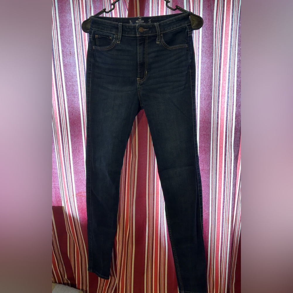 Hollister Women’s Deep Blue Skinny Jeans